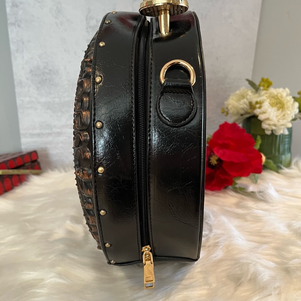 NWT Steampunk Crossbody Large Shoulder Working Clock Purse or Home Decor… - Picture 14 of 16